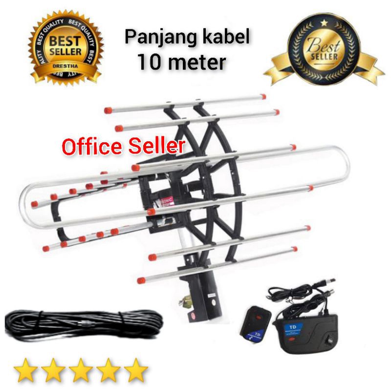 GROSIR antena tv remote digitalanalog  trisonic