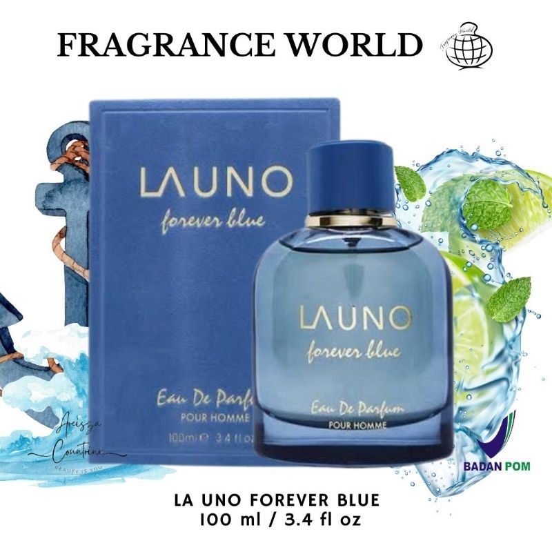 Fragrance World LA UNO forever Blue 100ml Pour Homme