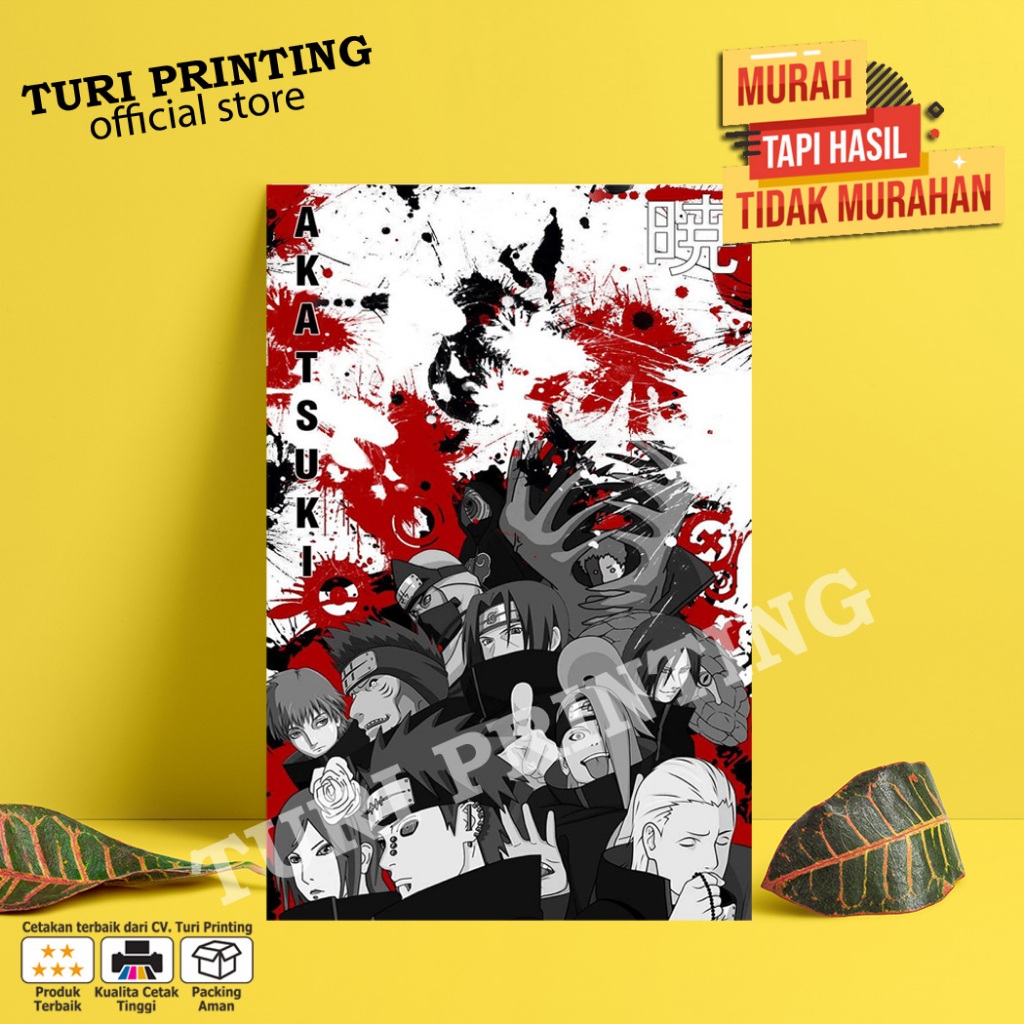 COD POSTER DINDING, HIASAN DINDING, POSTER AKATSUKI - NARUTO