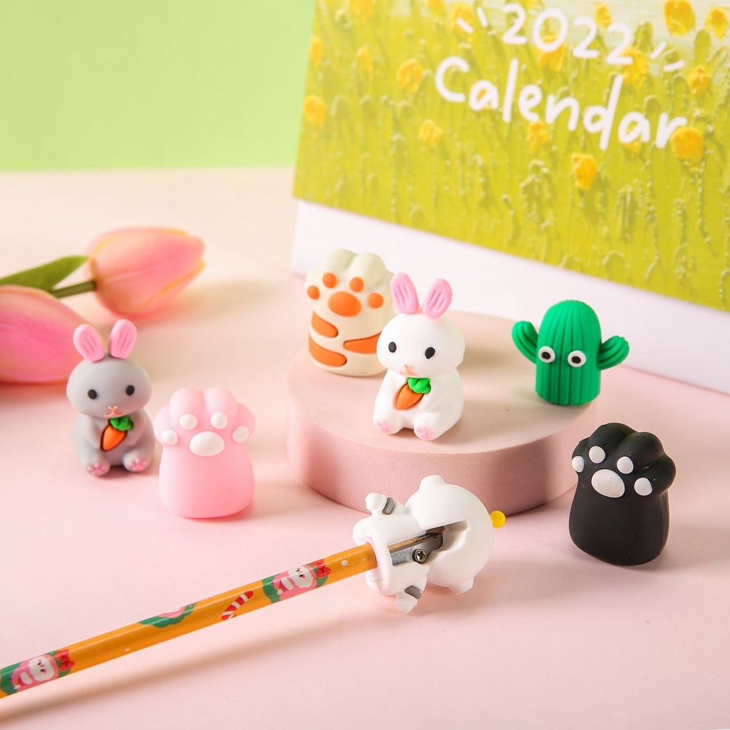 

RAUTAN KARAKTER KARTUN LUCU / PENGSERUT PENSIL LUCU IMUT / SHARPENER FOR PENCIL | VEY