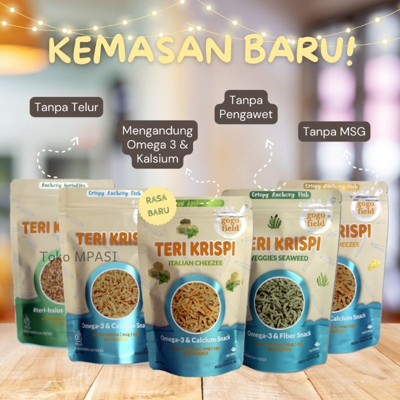 

Gogofield Teri Krispi Ikan Teri Crispy 30gr