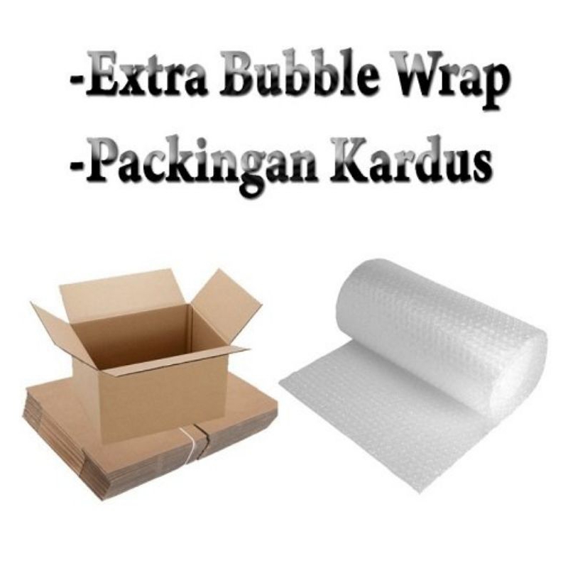 

Tambahan Packing Dus dan Bubble / Ekstra Dus dan Bubble / Packing Tambahan