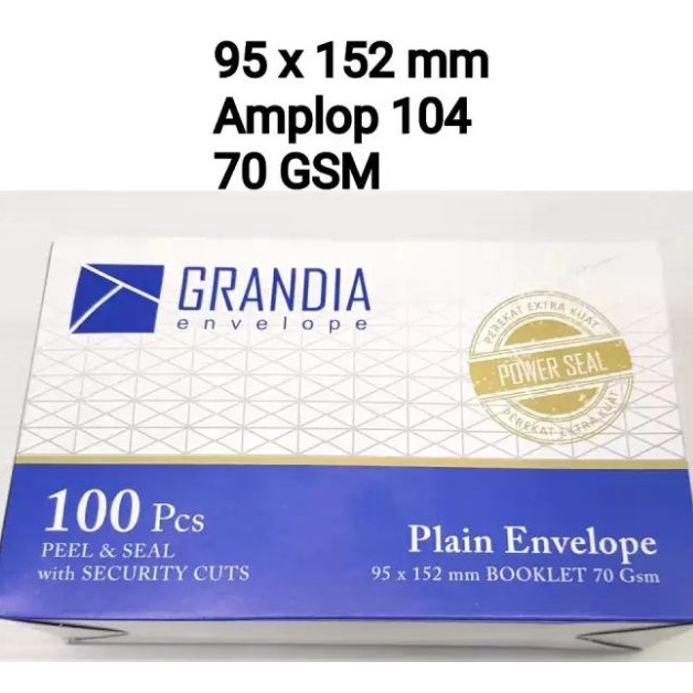 

Terupdate 1 Pack Amplop Grandia Putih 14 Isi 1 Lembar