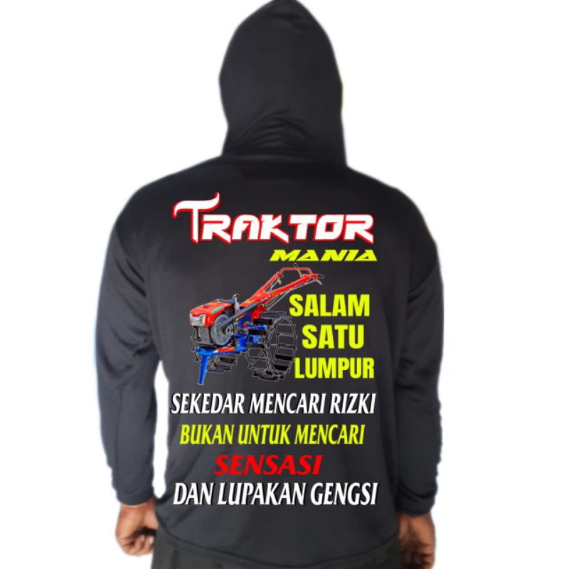 Kaos kudung traktor balap lengan panjang