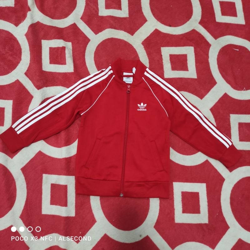 jaket anak tracktop adidas 2-3 tahun