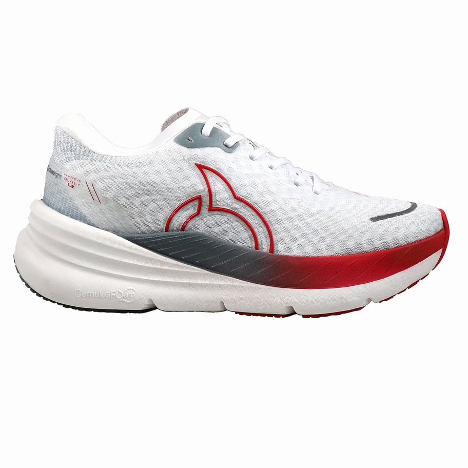Bestseller FLASH SALE  Ortuseight Sepatu Running Hyperblast EVO Grey Ortred White  Sepatu Olahraga P