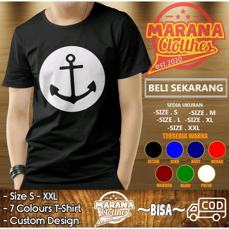 KAOS JANGKAR PELAUT//KAOS ANAK KAPAL//KAOS JANGKAR//KAOS PELAUT