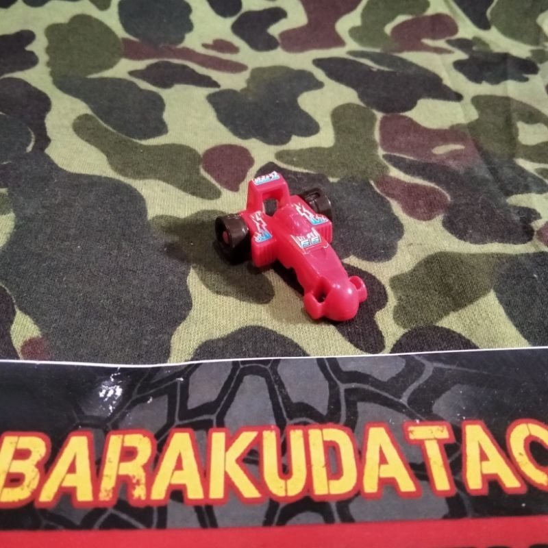 Kinder Joy Mobil Balap 66 Red Race Car Micro Toys Kinder Surprise