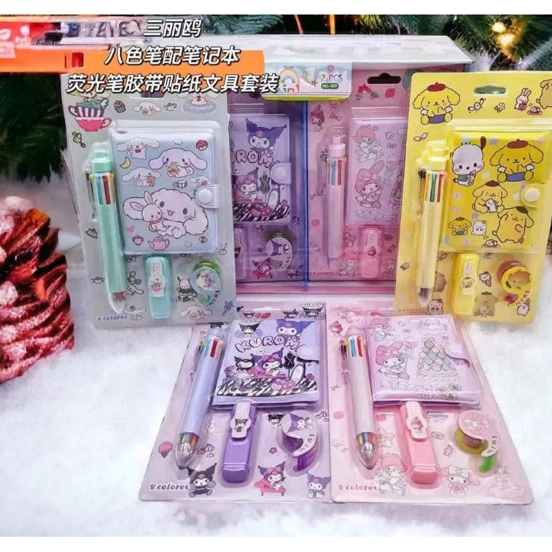 

MEMO KANCING SANRIO | DIARY SANRIO | MEMO SET SANRIO | BUKU DIARY SET