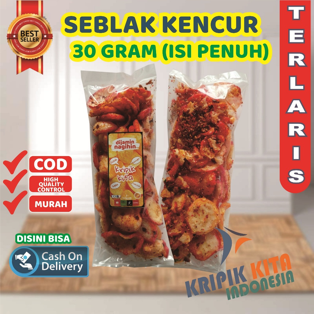 

SEBLAK KENCUR 30 GRAM PEDAS - Cemilan, Jajan, Jajanan Pedas, Snack Termurah