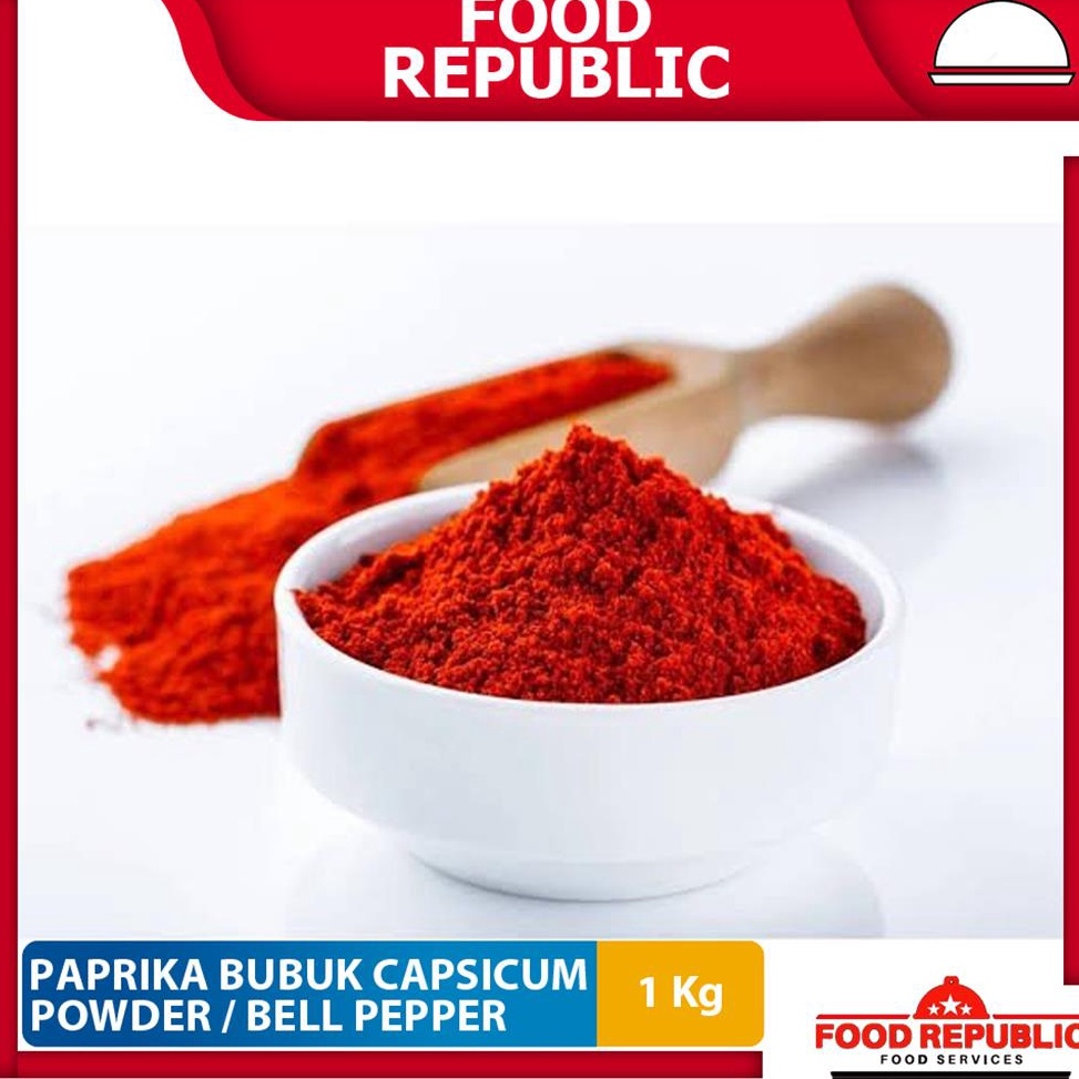 

LKJ64 Paprika Bubuk Capsicum Powder Bell Pepper Powder 1 KG Import HALAL EDD