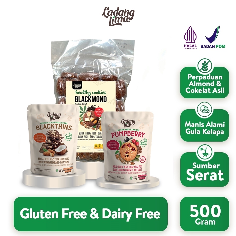 

Hanya hari Ini Blackmond 5g Cookies Gluten Ladang Lima LBZ