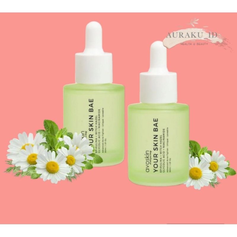 Avoskin YSB Serum Spirulina + AHA Untuk Jerawat Meradang