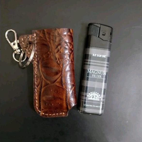 sarung korek api tokai kulit sapi asli