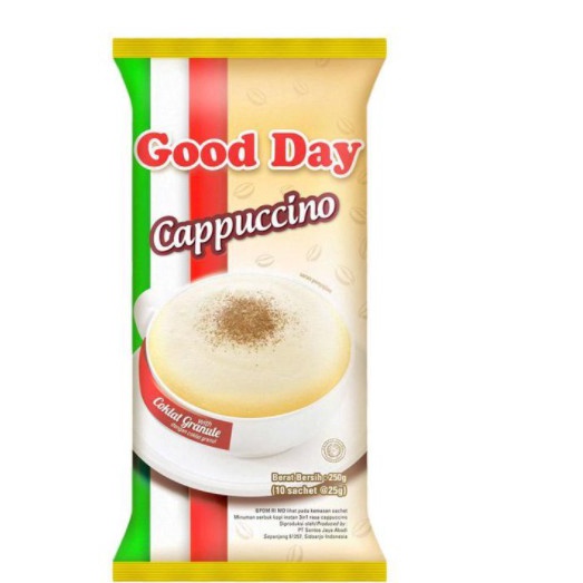 

byrd 87 GOOD DAY CAPUCCINO KOPI INSTANT RENCENG 1 SACHET BVS