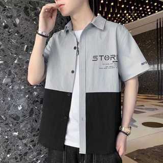 Kemeja Hem Pria Storn Casual Katun Toyobo Terbaru Lengan Pendek