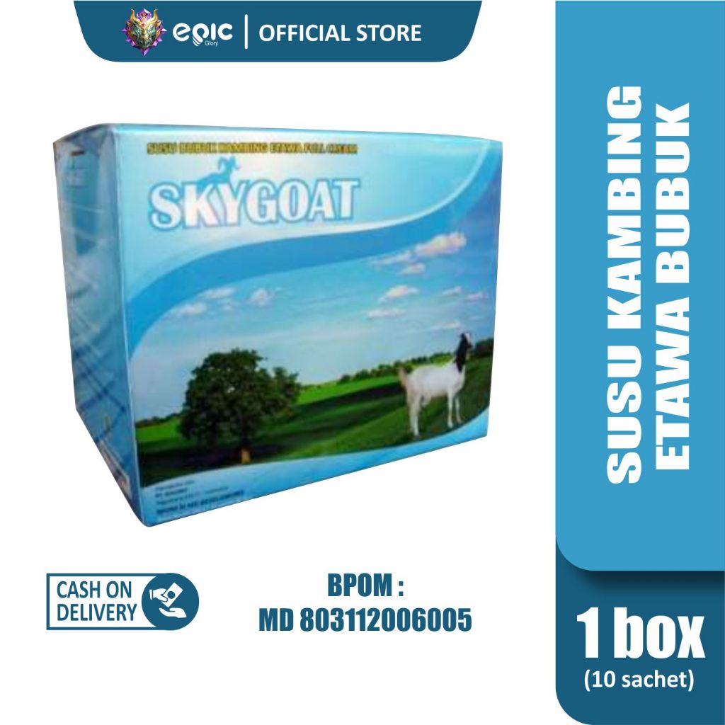 

susu kambing etawa bubuk full cream 1 box 10 sachet