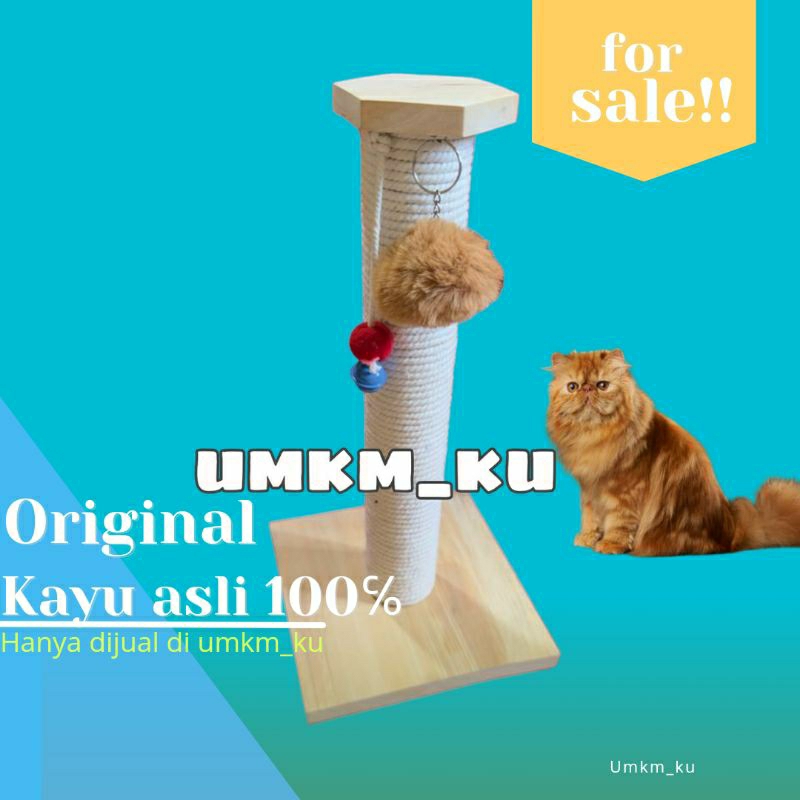 Cakar cakaran kucing mainan garukan kucing, kayu cantik cat condo mainan Kucing