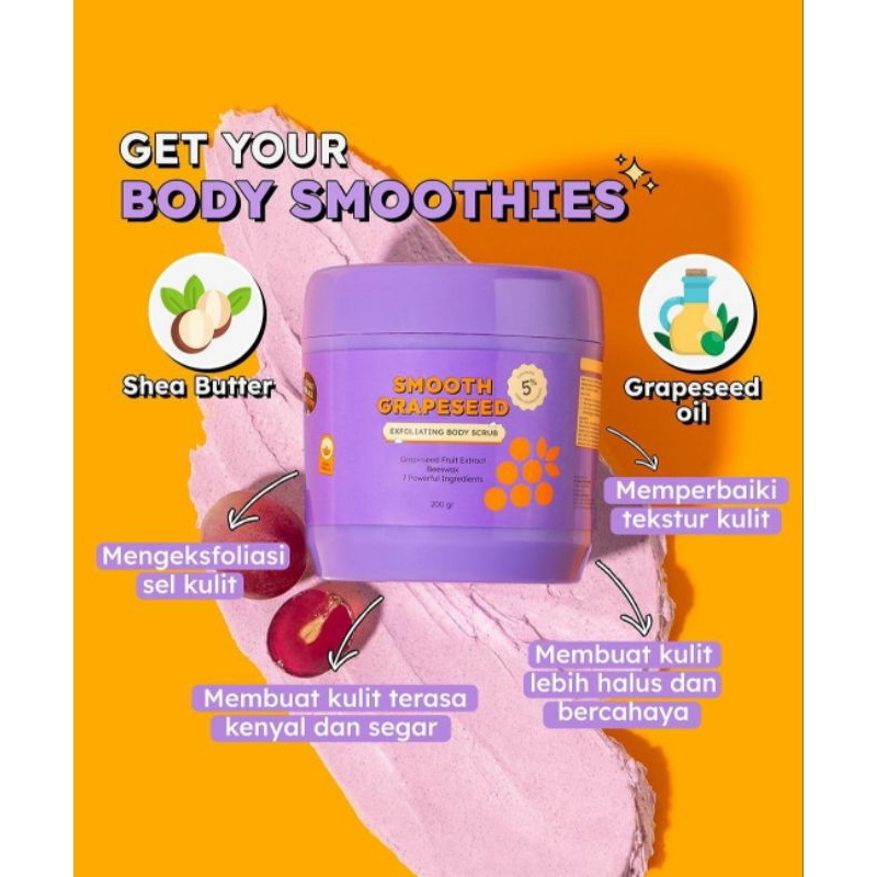 [Near ED] Smooth Grapeseed Exfoliating Body Scrub