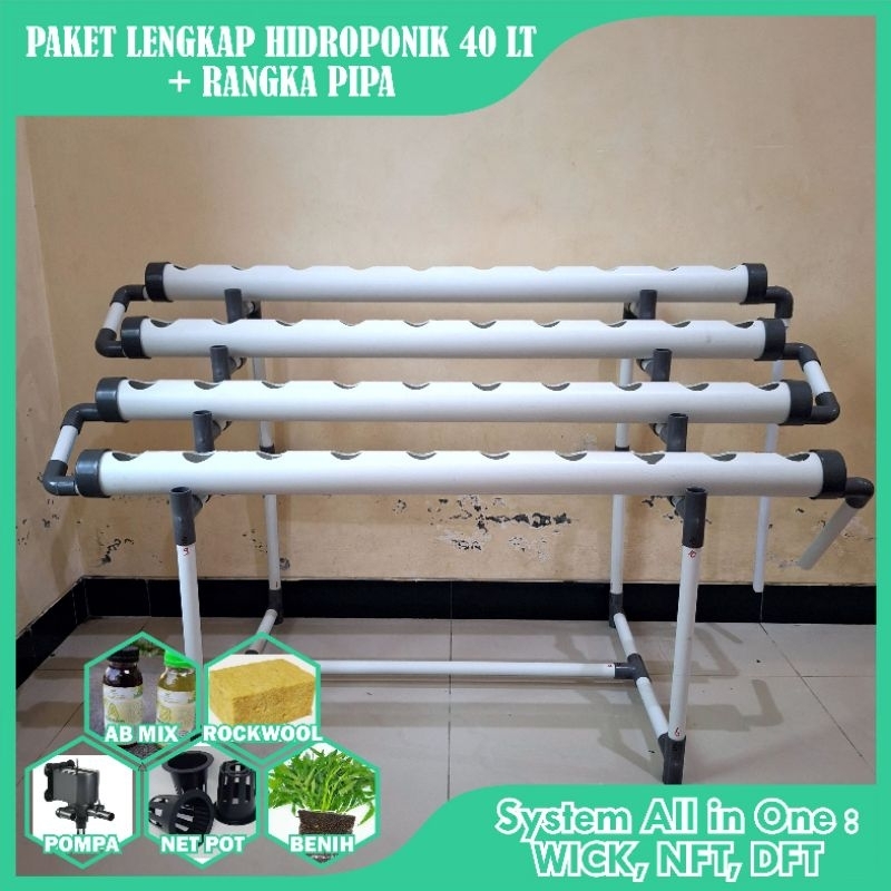 Paket Instalasi Hidroponik 40LT