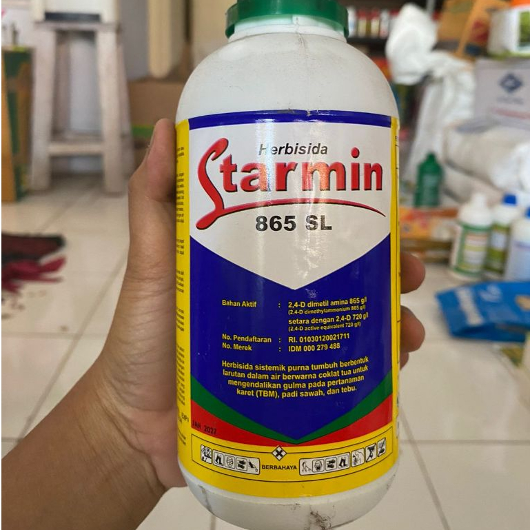 [STARMIN 865SL]HERBISIDA SITEMIK OBAT RUMPUT TEBU || KEMASASN @400ML