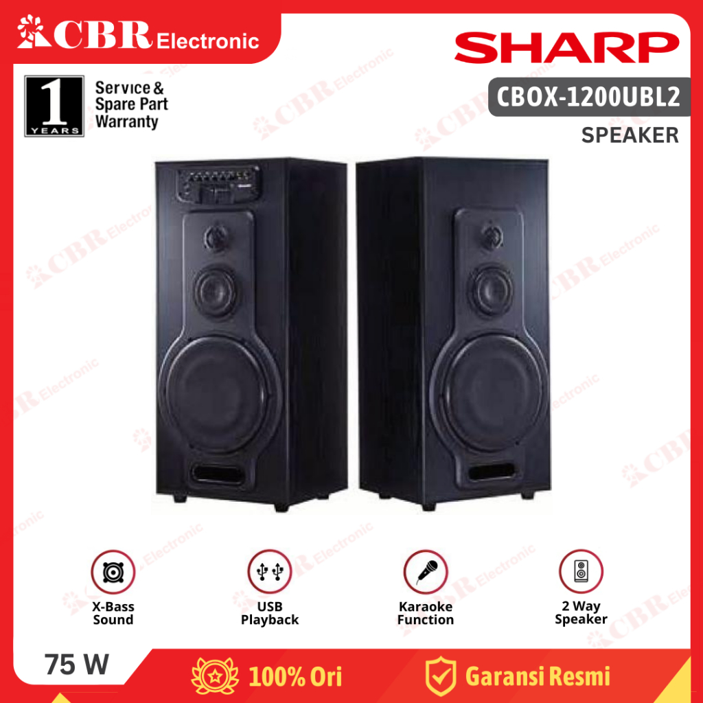 Speaker SHARP CBOX-1200UBL2