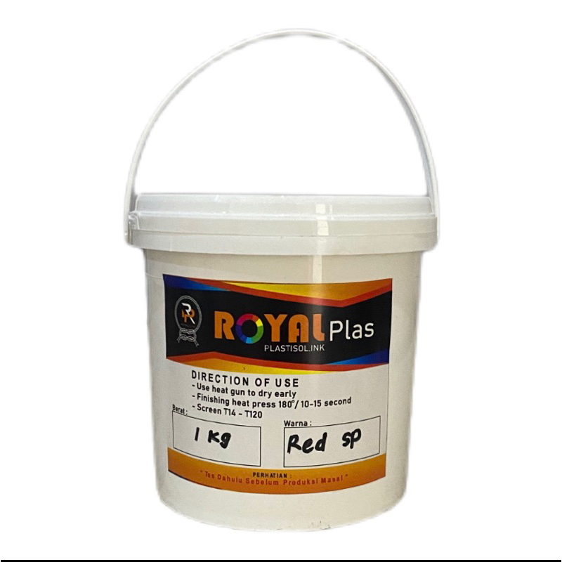 

Tinta Plastisol ROYALPLAS Red SP @1 kg