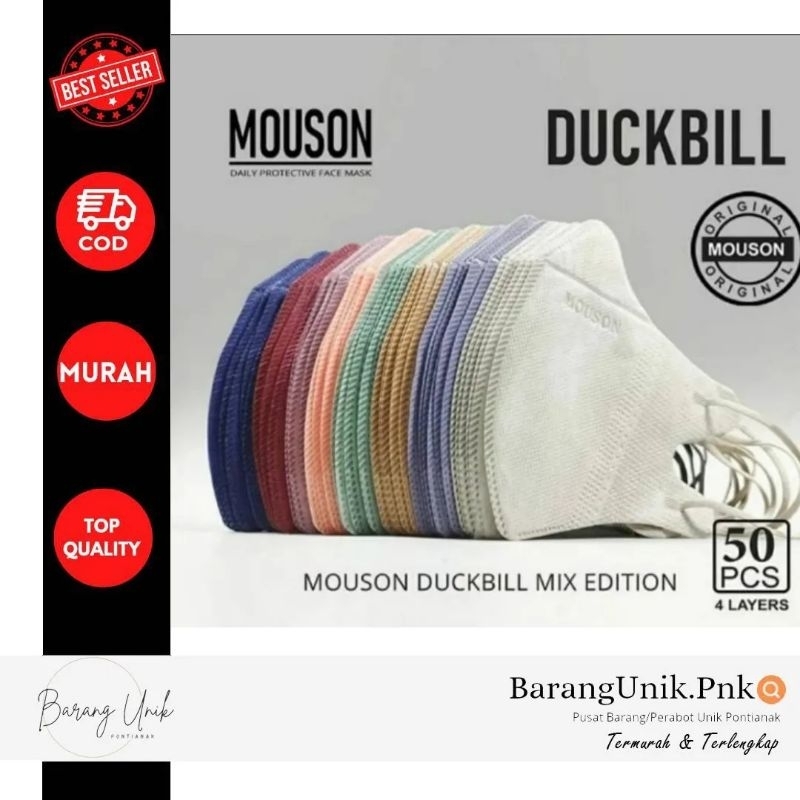 MASKER DUCKBILL MOUSON MIX 50's