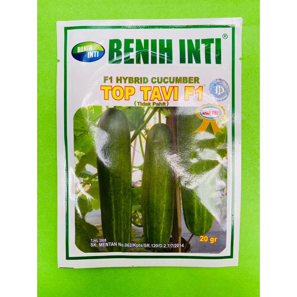 Benih Timun TOP TAVI F1 isi 20gr dr PT Dinasty Inti Agrosarana