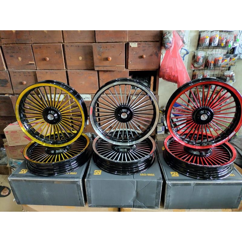 Velg RETRO Ring 14 Lubang 4 Vario 125 / Vario 150 Merk POWER