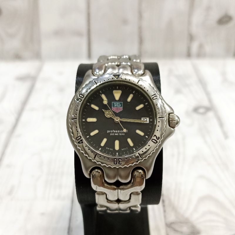 Jam Tangan Tag Heuer SEL Series Professional Link Fishbone Quartz Pria Aquaracer Connected Original 