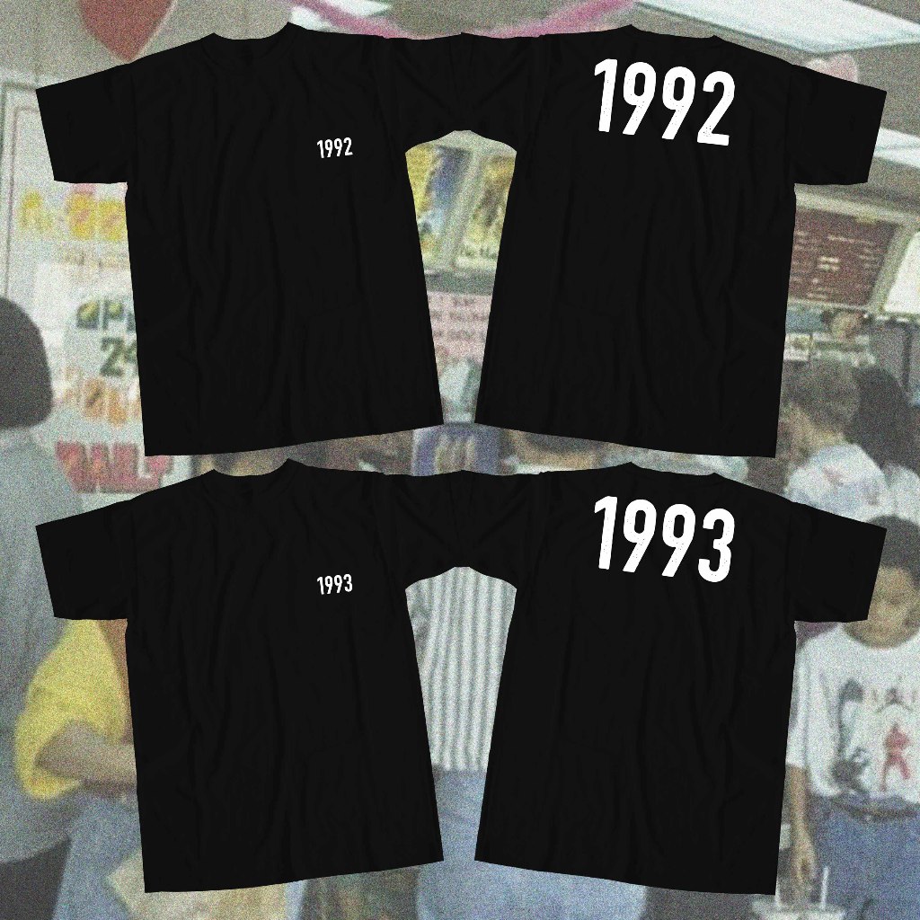 Tshirt Memory Kaos 1993 Basic kaos 1992