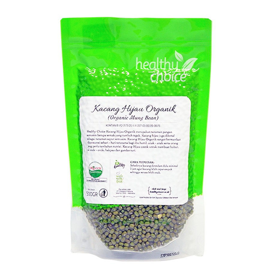 

Healthy Choice Kacang Hijau Organik 500 gr