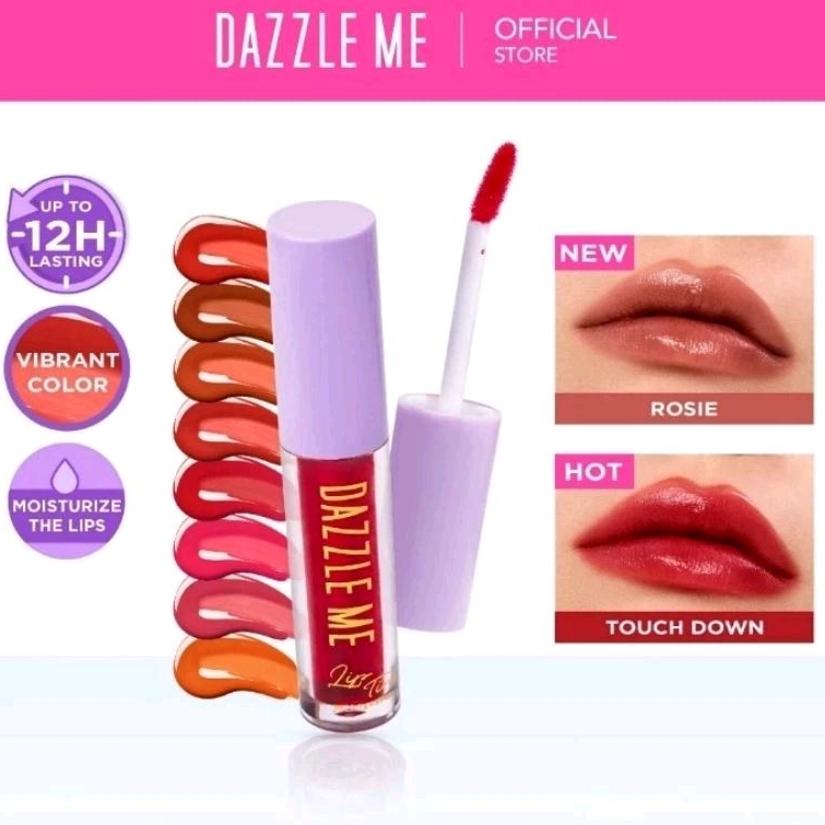 Dazzle Me Ink Licious Lip Tint Hyper Stay Long Lasting Liquid Lip Stain Moisturizing Liptint Tahan l