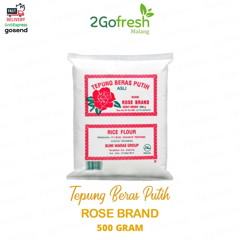 

Tepung Beras Rose Brand 500 gr - Sembako - Rempah Sayur Sayuran & Buah Buahan