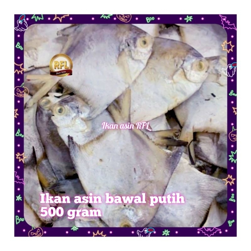 

ikan asin bawal putih super 500gram