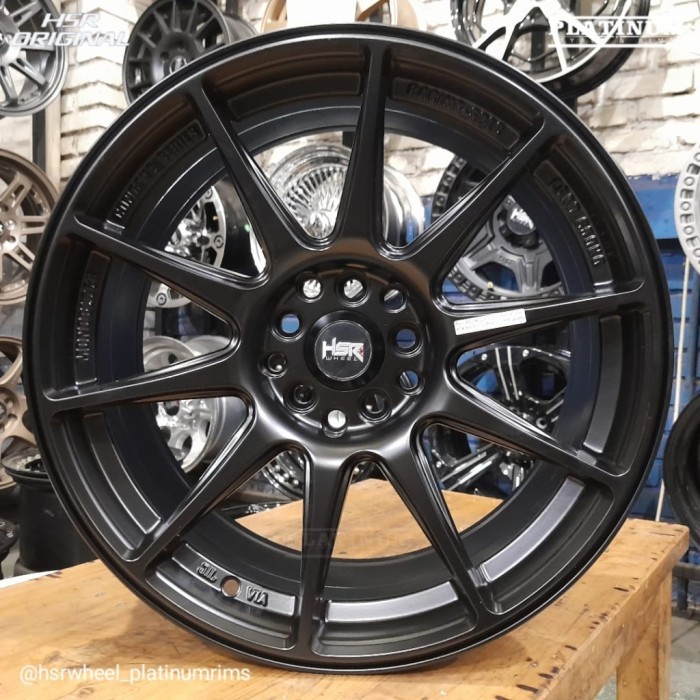 Velg mobil R17 HSR Shinjuku Black Untuk Innova Ertiga new Avanza Xenia Livina