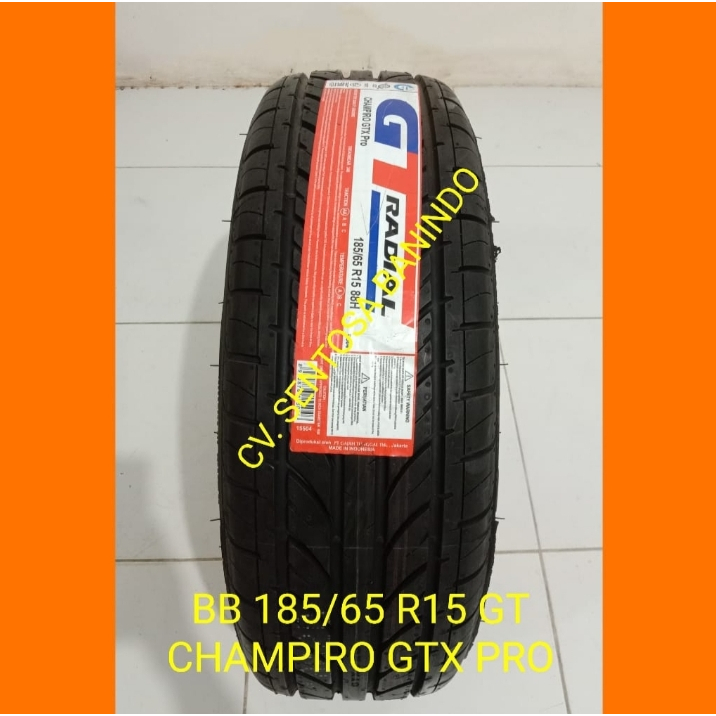 BAN BARU 185/65 R15 GT CHAMPIRO GTX PRO