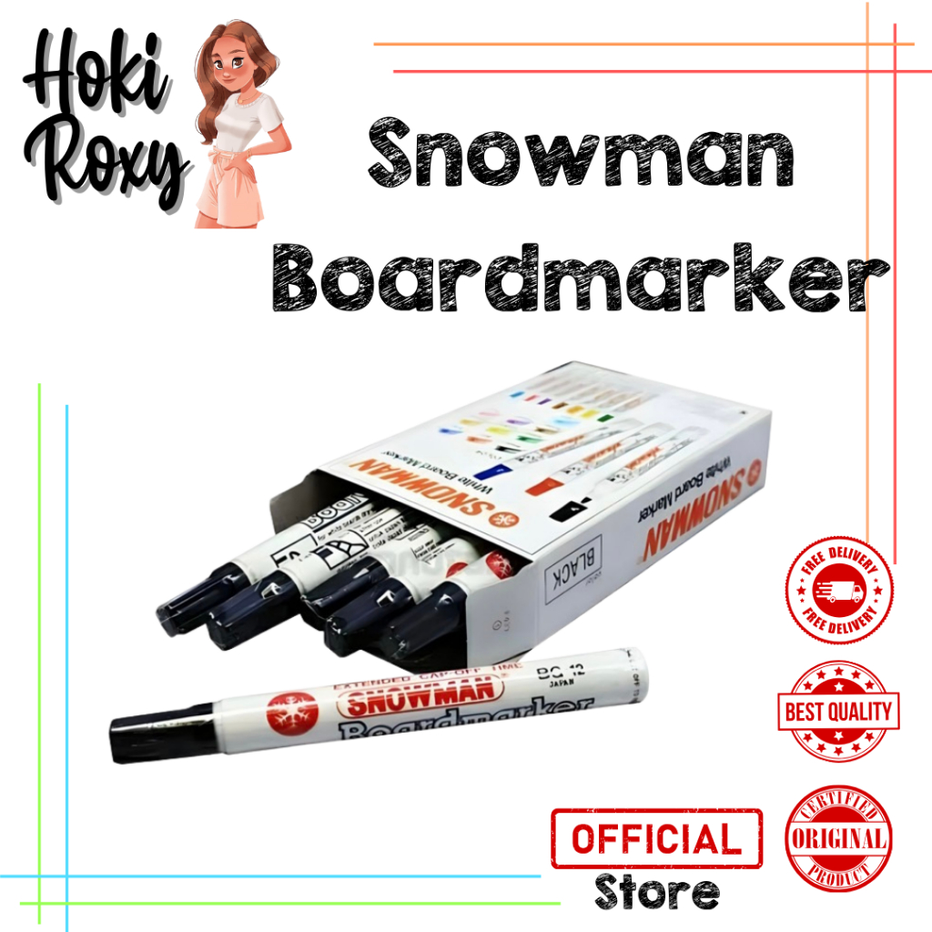 

SPIDOL SNOWMAN WHITEBOARD // WHITEBOARD MARKER BG-12