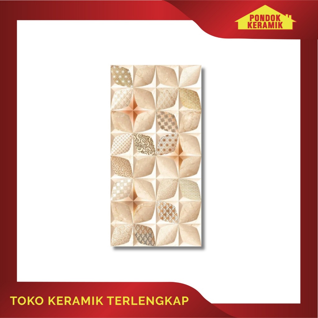 Keramik Dinding Accura 30x60 Astro Deco Beige