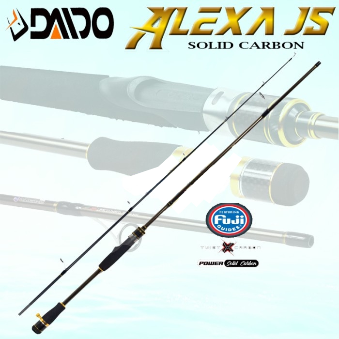 Joran Casting Daido Alexa Js / Japan Style Panjang 180 Cm 7-15lb 10-20lb Max Power 10kg 15kg Carbon 