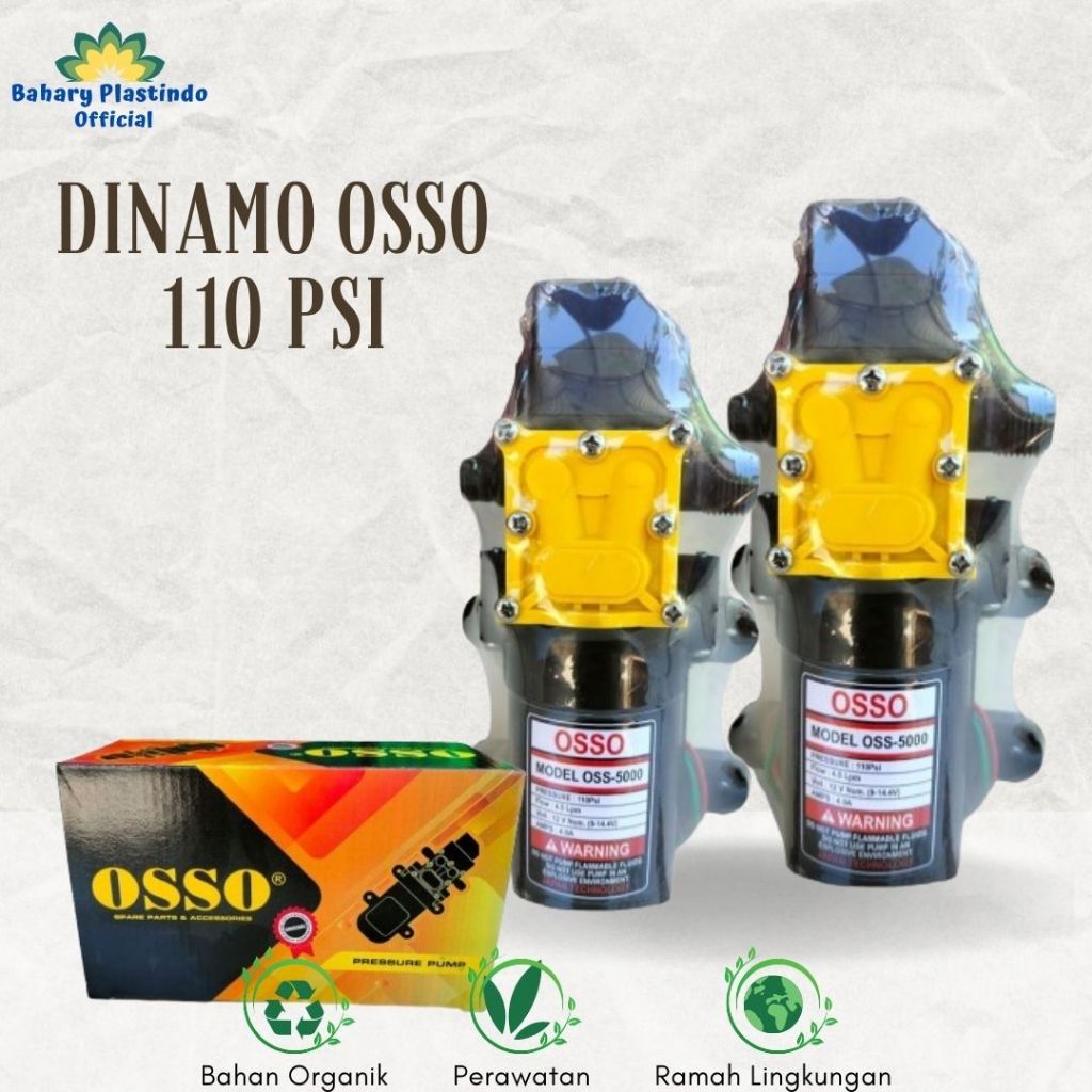 Dinamo Osso Pressure Pump Elektrik Sprayer 110 PSI