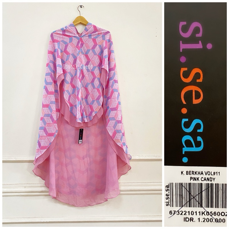 khimar sisesa berkha pink