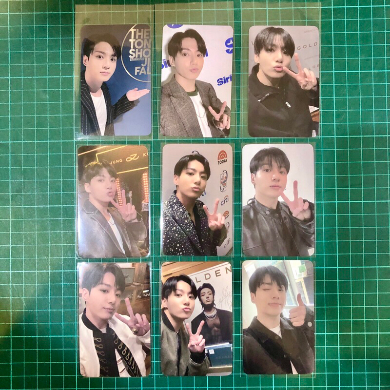 Jungkook - Golden Photocard PC Lucky Draw LD Powerstation M2U Soundwave R2