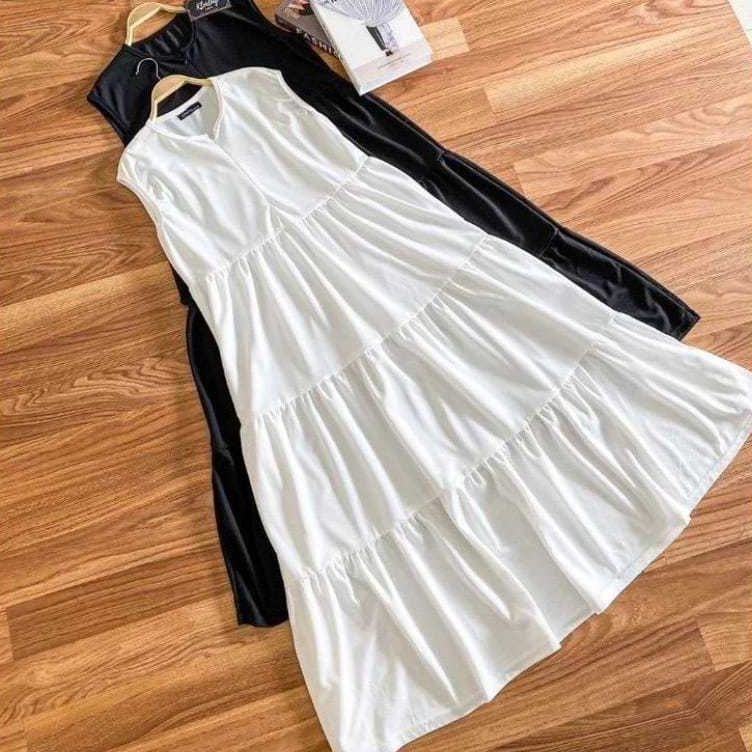 Innap Maxi Crepe Dress | Inner Dress | Long Dress Tanpa Lengan