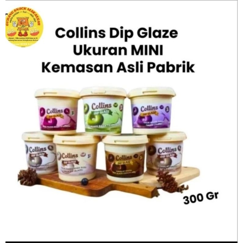 

COKLAT COLLINS 300gr GLAZE DONAT/ROTI