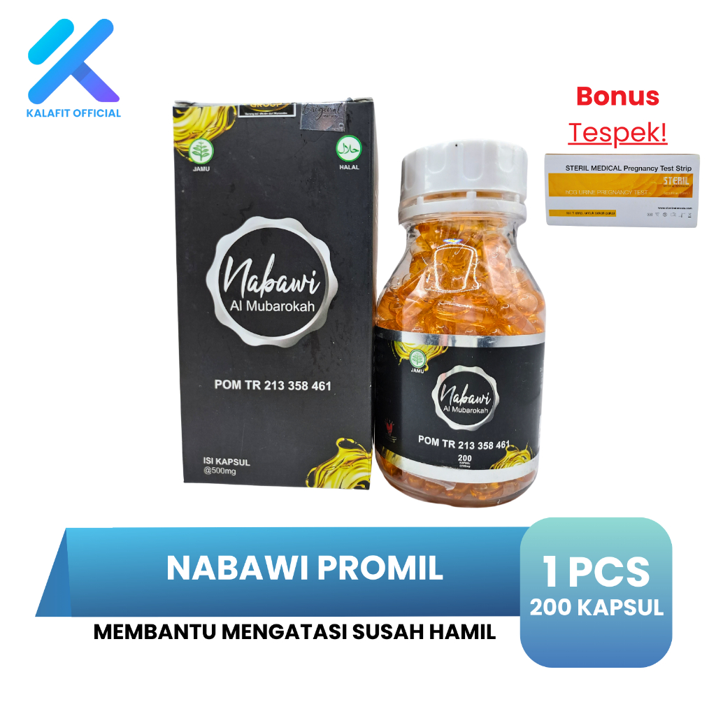 Nabawi Promil Oil Habbatussauda Promil Suami Istri Penyubur Kandungan Pelancar Haid