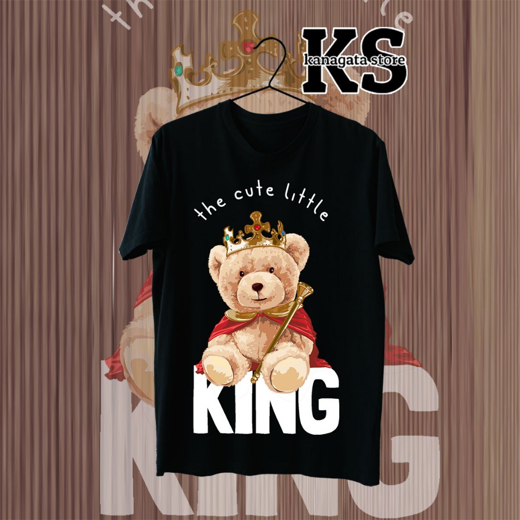 KANAGATA BAJU KAOS BEAR OVERSIZE T-SHIRT UNISEX BEAR COLLECTION