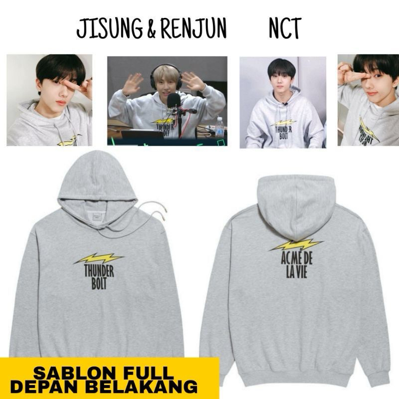 HOODIE THUNDER BOLT JISUNG RENJUN NCT