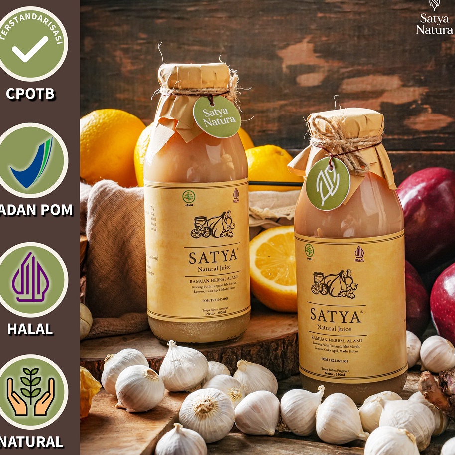 

KODE TKV66 SATYA Natural Juice PAKET 2 Botol Jus Bawang Putih Tunggal BPOM TR